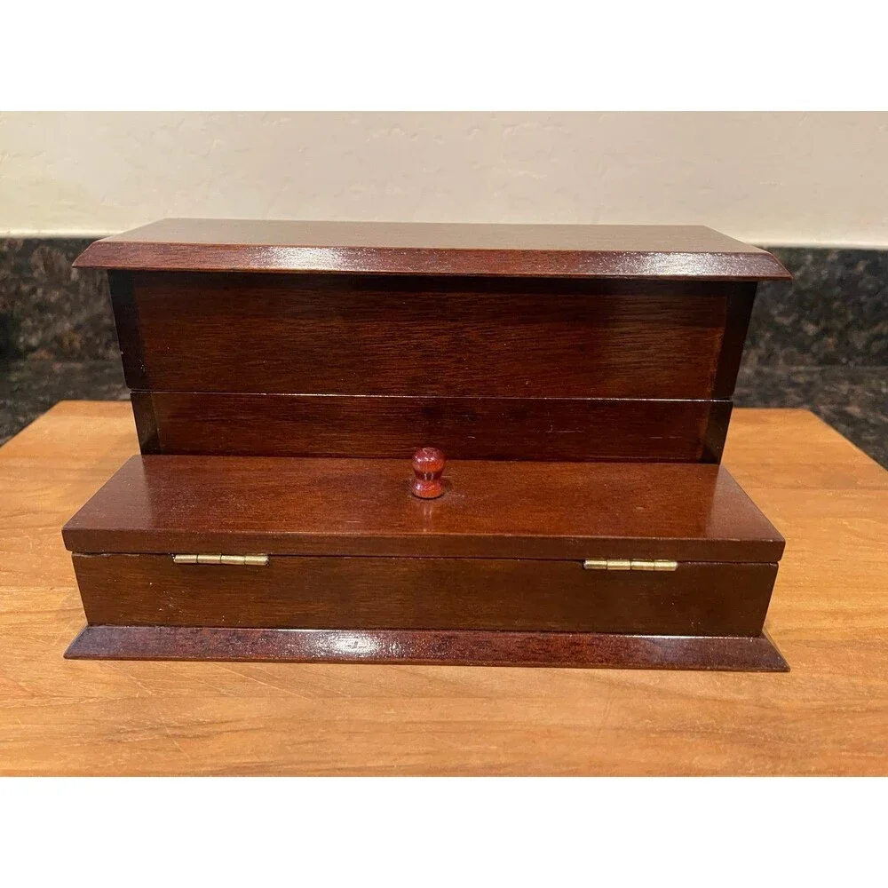 Vintage Bombay Company Wooden Letter Box/Desk